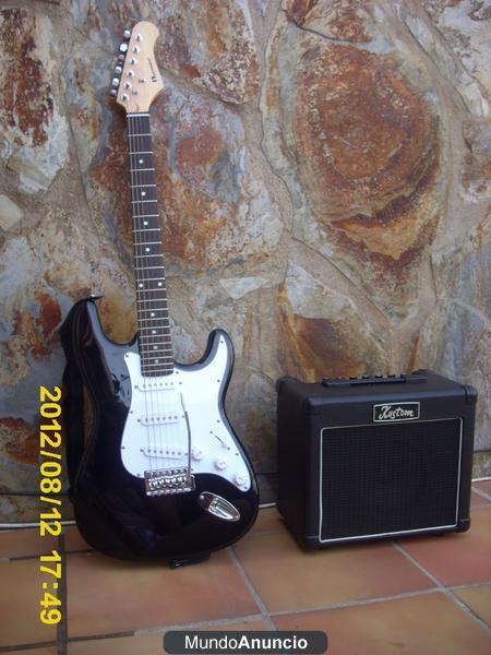 Guitarra electrica y amplificador