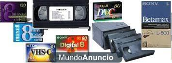 PASAR A DVD Super8 VHS DV HI8 DIGITAL8 VIDEO8 Beta 8MM MINIDV Pathe Baby