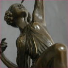 Escultura bronce patinado 'Iconic Art deco image', 50×17×16cm 4kg - mejor precio | unprecio.es