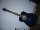 Vendo una guitarra azúl semiacústica de Sherwood - mejor precio | unprecio.es