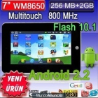 TABLET PC 7 \" VIA 8650 EPAD 800 MHZ ANDROID 2.2 GOOGLE 2 GB + CÁMARA + WIFI - mejor precio | unprecio.es