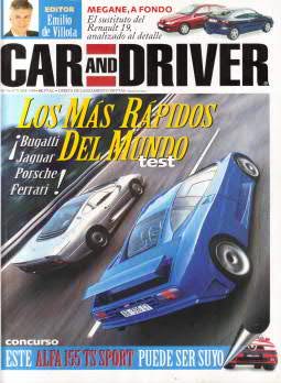 Lote 3 revistas Car and Driver