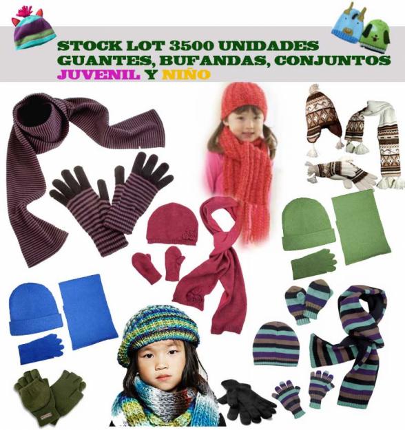 Partida guantes ,bufandas ,conjuntos , berdugos,calcetines etc