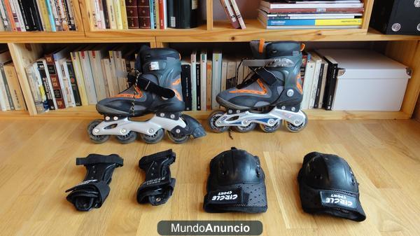 Vendo patines en linea 50€