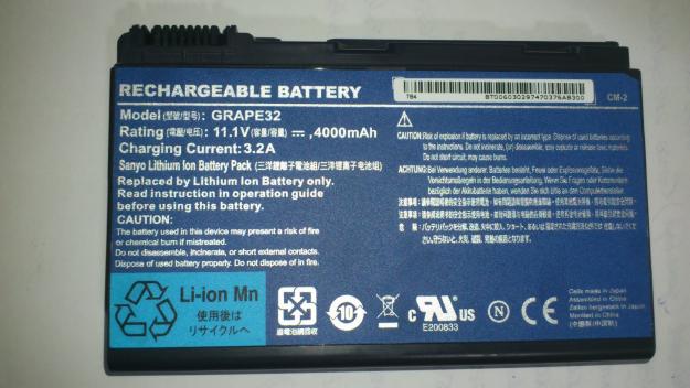 Bateria portatil acer: grape32