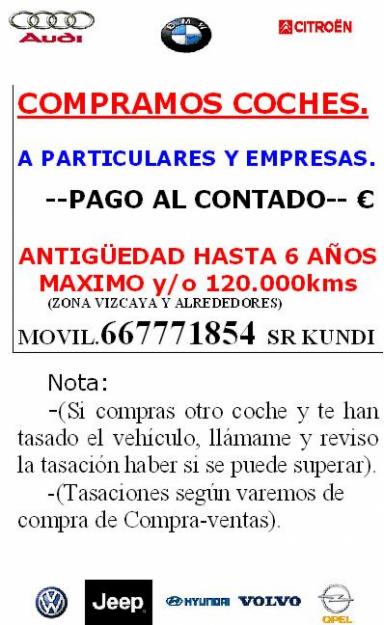 COMPRAMOS VEHICULOS HASTA 6 AÑOS PAGO AL CONTADO