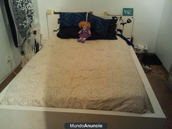 CAMA COMPLETA (colchon de calidad, somier y mueble)