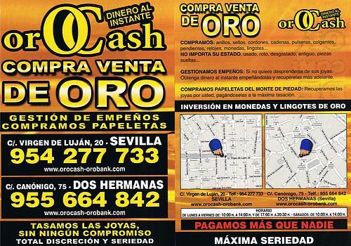 COMPRAMOS ORO - TASACIÓN GRATUITA Y SIN COMPROMISO - Sevilla