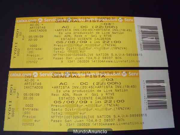 entradas acdc