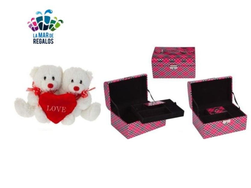 Pack oferta joyero + peluche