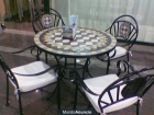 Mesa de jardin mosaico ceramino y 4 sillas - mejor precio | unprecio.es
