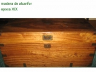baul de madera de alcanfor de epoca XIX - mejor precio | unprecio.es