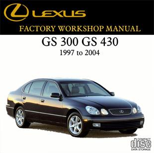 Lexus GS300 / 430 Workshop manual technical CD 1997 to 2004