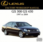 Lexus GS300 / 430 Workshop manual technical CD 1997 to 2004 - mejor precio | unprecio.es