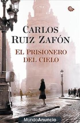 venta libro  \'El prisionero del cielo\' Carlos Ruiz Zafón (economico)