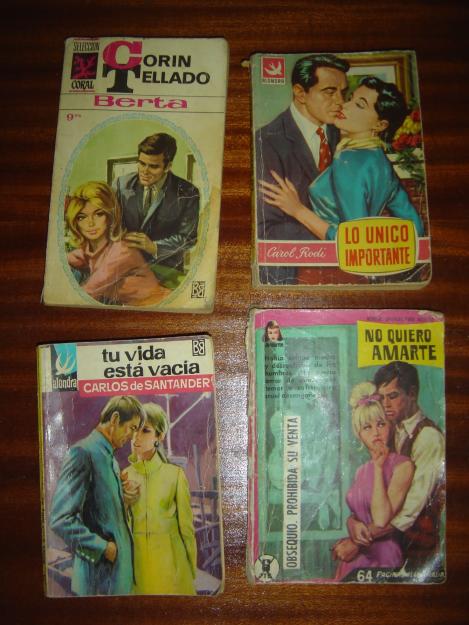 Novelas antiguas, años 50, 60 y 70