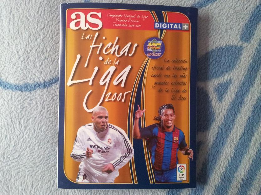 Album Cromos Las fichas de la Liga 2005 Completo