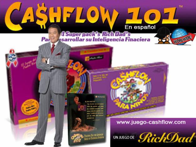 CASHFLOW ® 101 juego de mesa educativo enseña finanzas e inversion