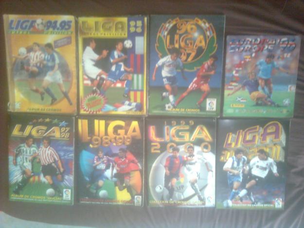 Se venden albumes de futbol completos de los 90