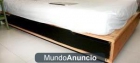 Cama doble somier de madera - mejor precio | unprecio.es