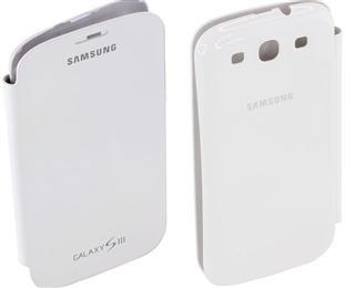 Funda flip cover samsung galaxy s3 blanco