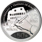 ¡OCASION! MONEDA DE PLATA DE 12 € 50 ANIVERSARIO TRATADO DE ROMA DEL AÑO 1997 - mejor precio | unprecio.es