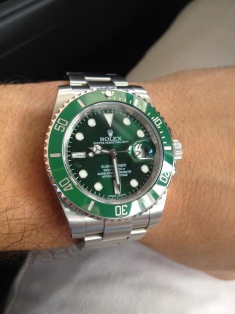 Rolex Submariner Asignado Vip Bicel Verde Caratula Verde