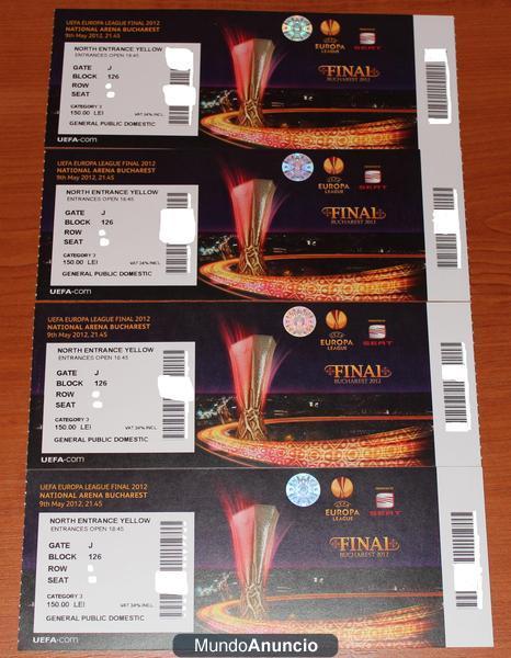 UEFA EUROPA LEAGUE FINAL - 4 billetes