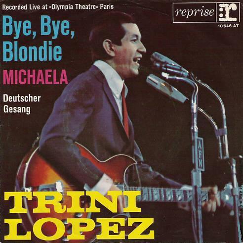 Rareza, single vinilo Trini Lopez en alemán deutsch de 196?