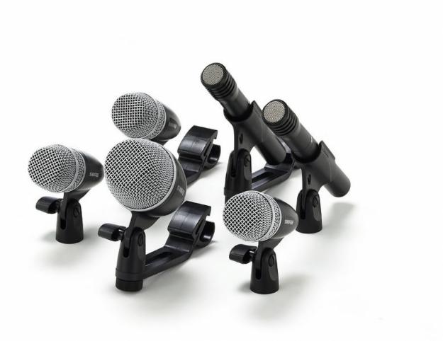 Vendo SHURE SET MICROFONOS PGDMK6XLR