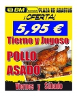 Pollos asados por 5,95 € en supermercados bm plaza abastos vitoria-gasteiz - mejor precio | unprecio.es