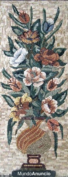 PIEZAS ARTESANAS  HECHAS CON TESELAS DE  AZULEJO DE 7 MM