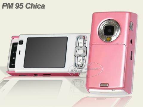 PM95 Chica Rosa, slide, MP3, MP4, Bluetooth, libre y nuevo