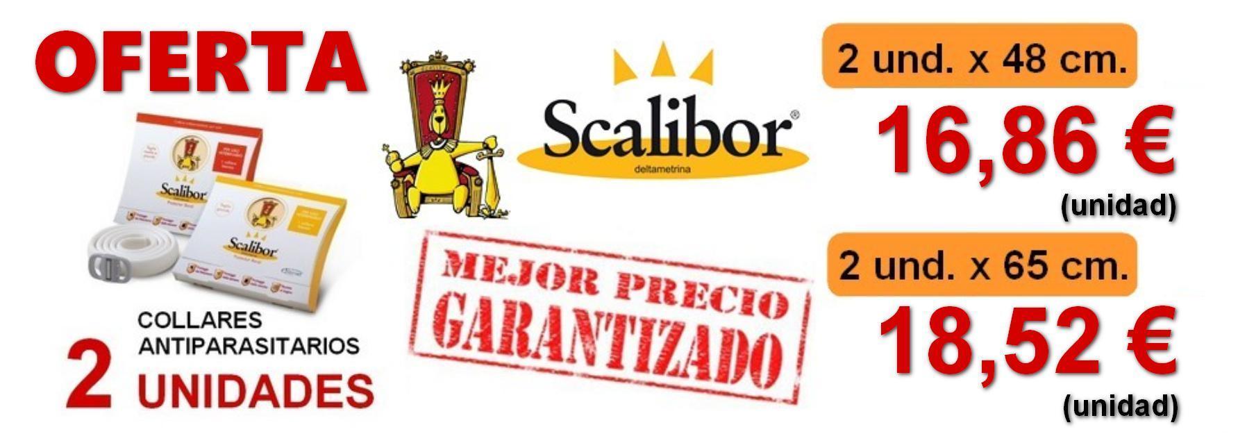 Collar Antiparasitario Scalibor 48 y 65 cm.