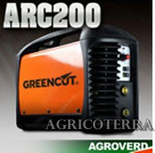 Soldador profesional Inverter Greencut 200 amperios