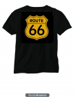 CAMISETA ROUTE 66 MOTO MOTERO CHOPPER RUTA EEUU PERSONALIZADA SEXY - mejor precio | unprecio.es