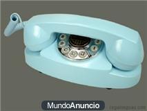 Telefono retro celeste gondola