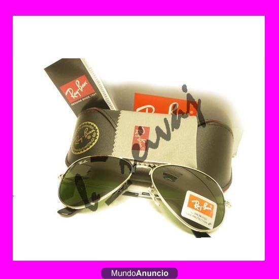 RAY BAN RAYBAN AVIATOR 3025 PLATA/VERDE