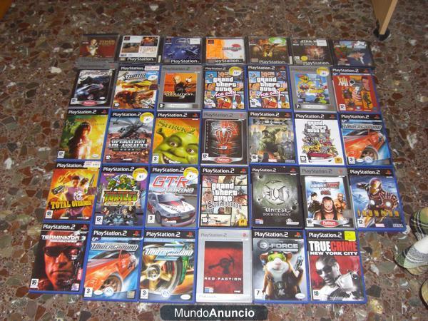 VENDO 39 JUEGOS PARA PLAY 2