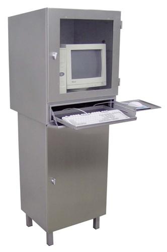Armario ordenador Inox Mod.A0101 + A0100