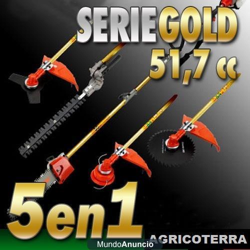 Desbrozadora multifuncion 5 en1 GREENCUT GM520 GOLD 52 cc 3,2 cv GARANTIA 3 AÑOS!!