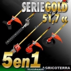 Desbrozadora multifuncion 5 en1 GREENCUT GM520 GOLD 52 cc 3,2 cv GARANTIA 3 AÑOS!! - mejor precio | unprecio.es
