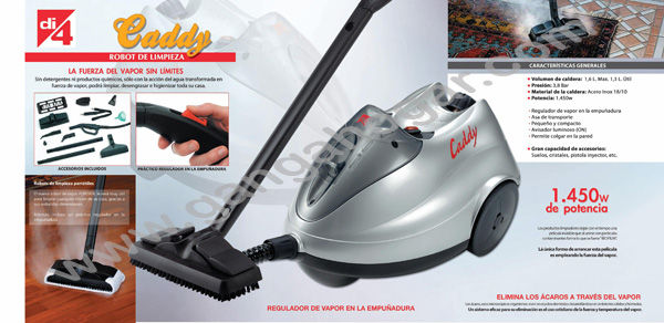 ROBOT DE LIMPIEZA A VAPOR DI4 PORTATIL CADDY