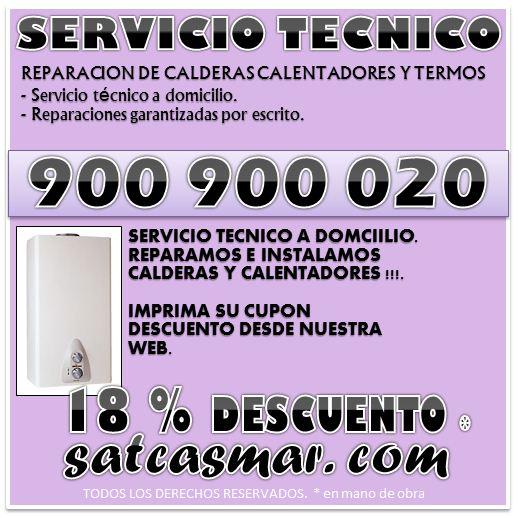 Servicio tecnico domusa.. reparacion calderas y calentadores 900-901-075 sat