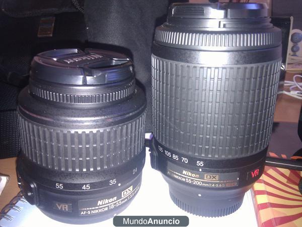 VENDO OBJETIVOS PARA NIKON (18-55 Y 55-200 VR)