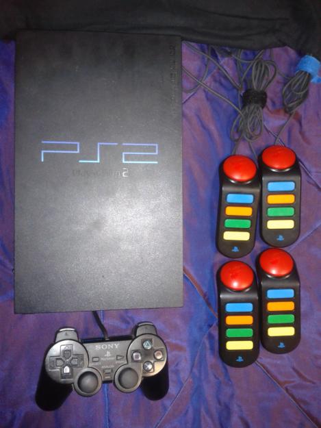 Playstation 2 + 1 mando + 5 juegos