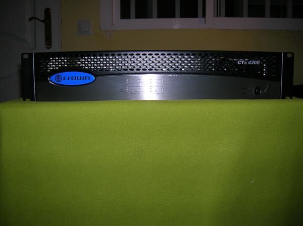 vendo amplificador etapa crown cts 4200 made in U.S.A.