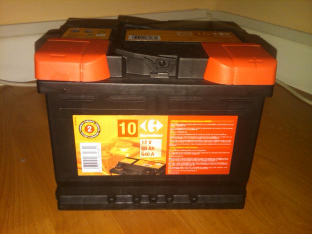 Ocasión: batería de coche tipo 10 Carrefour nueva
