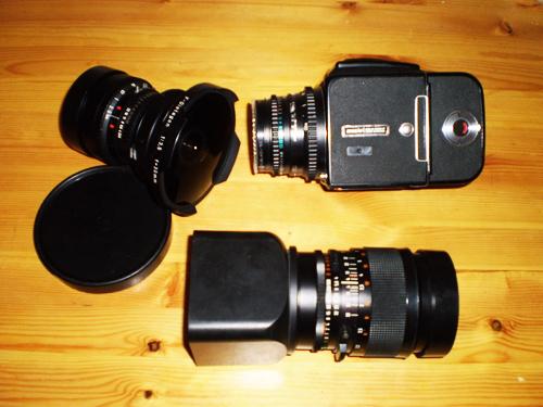 HASSELBLAD CON TELE 150MM Y FISHEYE 30MM