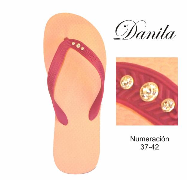 CHANCLAS MARCA CARIRIS CON CRISTALES SWAROVSKI